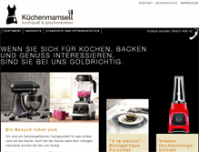Tablet Screenshot of kuechenmamsell.com